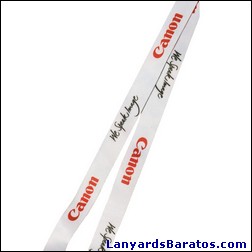 Porta acreditaci&oacute;n para la empresa Canon.